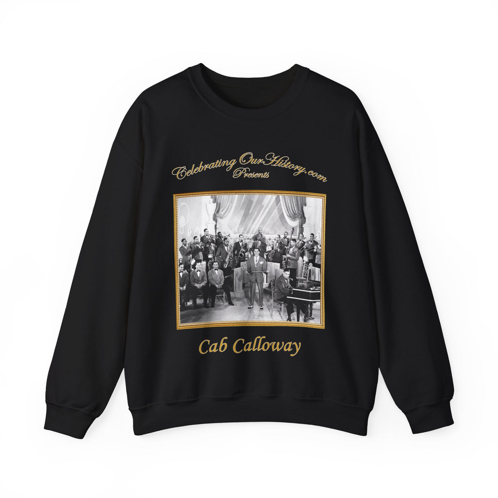Cab Calloway - Ebony Parade (1947) -  Front and Back Printed Concert Style Sweatshirt