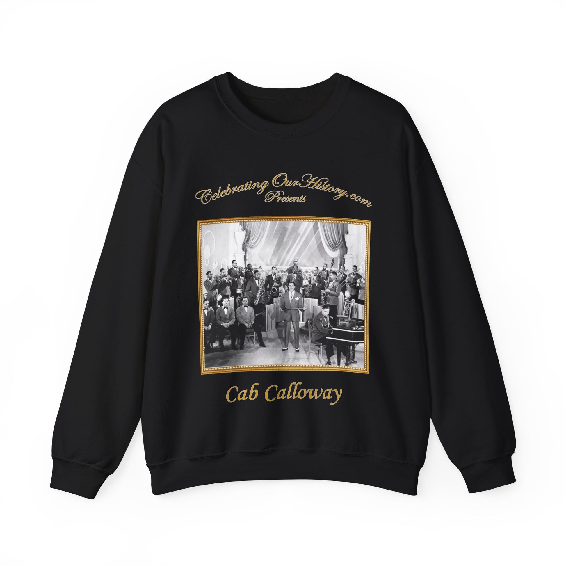 Cab Calloway - Ebony Parade (1947) -  Front and Back Printed Concert Style Sweatshirt