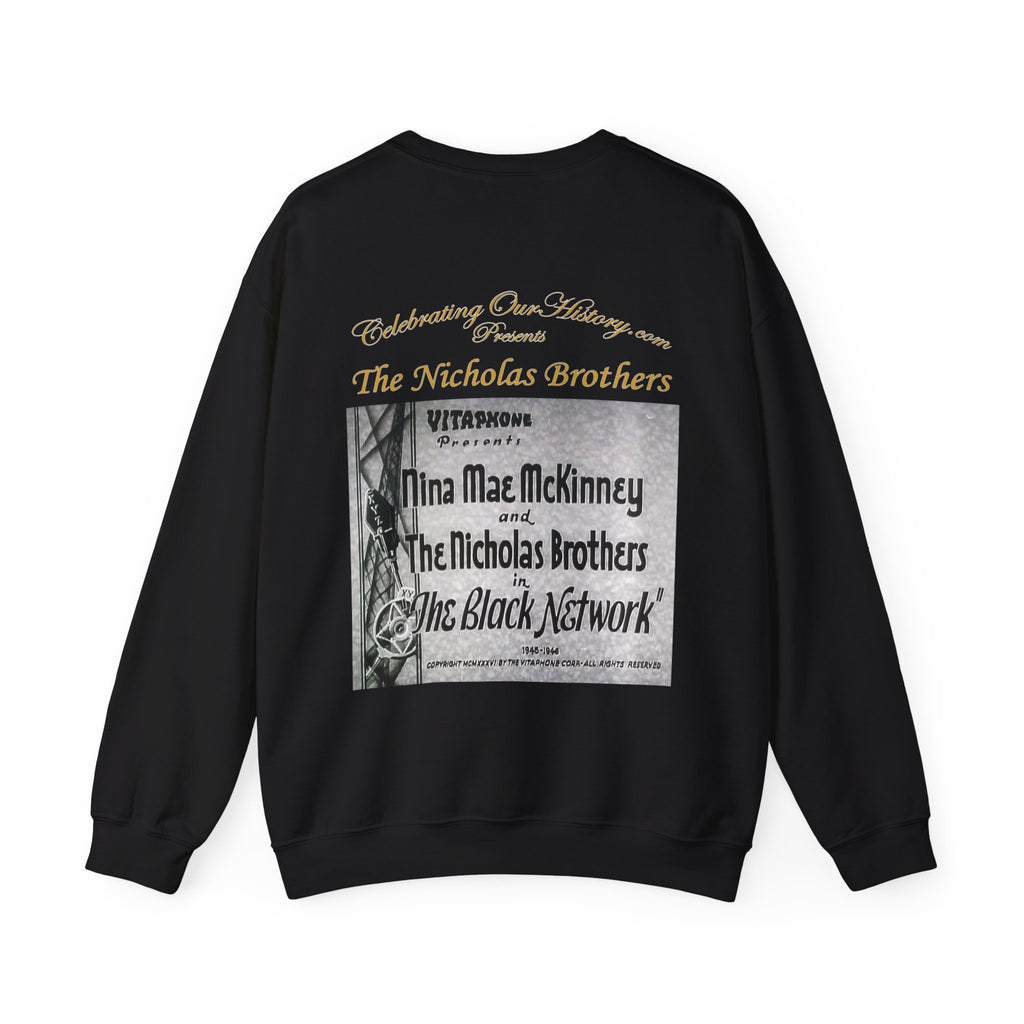 The Nicholas Brothers - The Black Network -  Front and Back Printed Concert Style Sweatshirt
