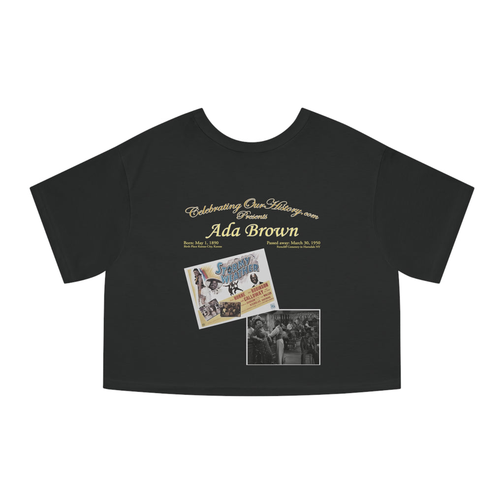 Ada Brown - Stormy Weather (1943) - Women's Crop Tee