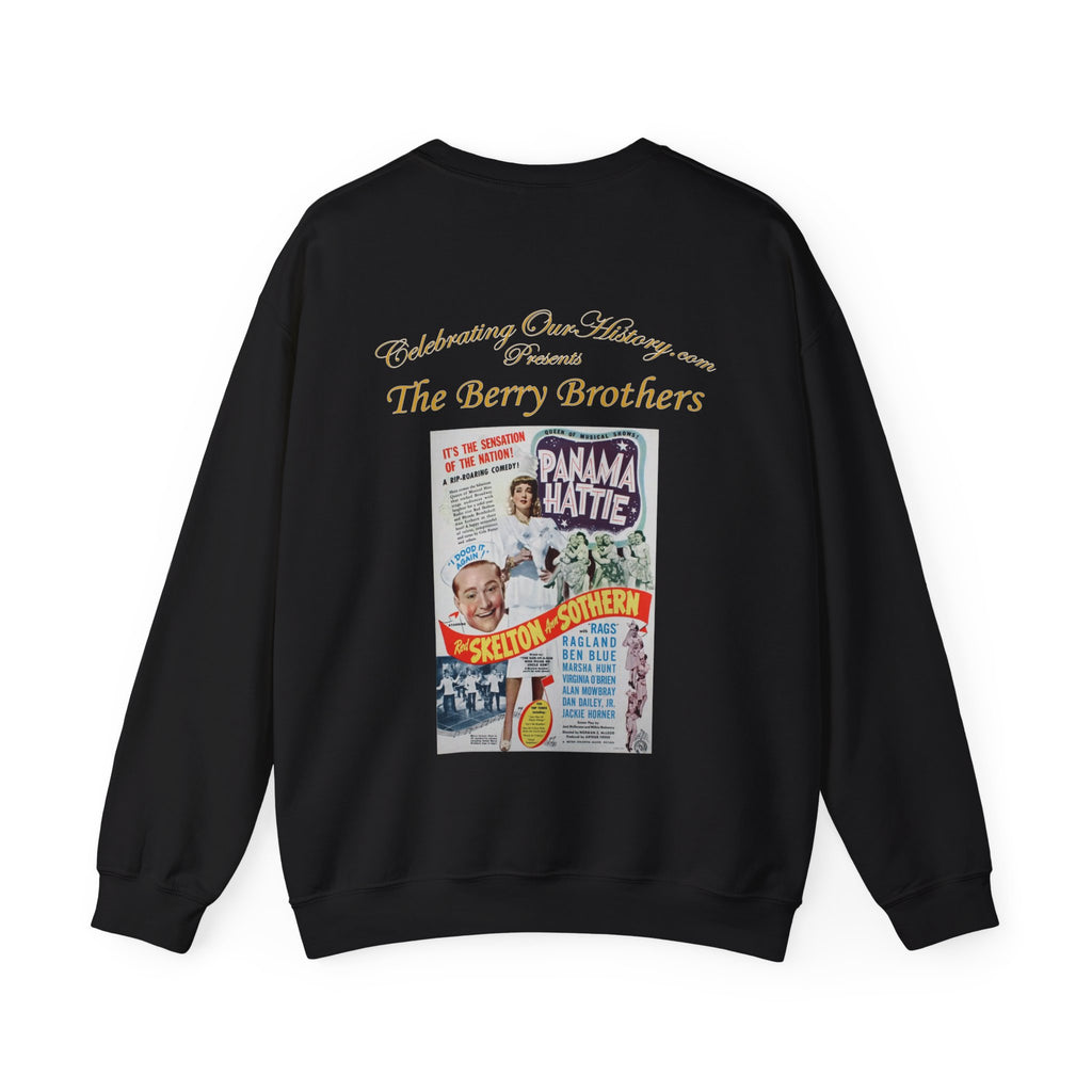 The Berry Brothers - Panama Hattie (1942) -  Front and Back Printed Concert Style Sweatshirt