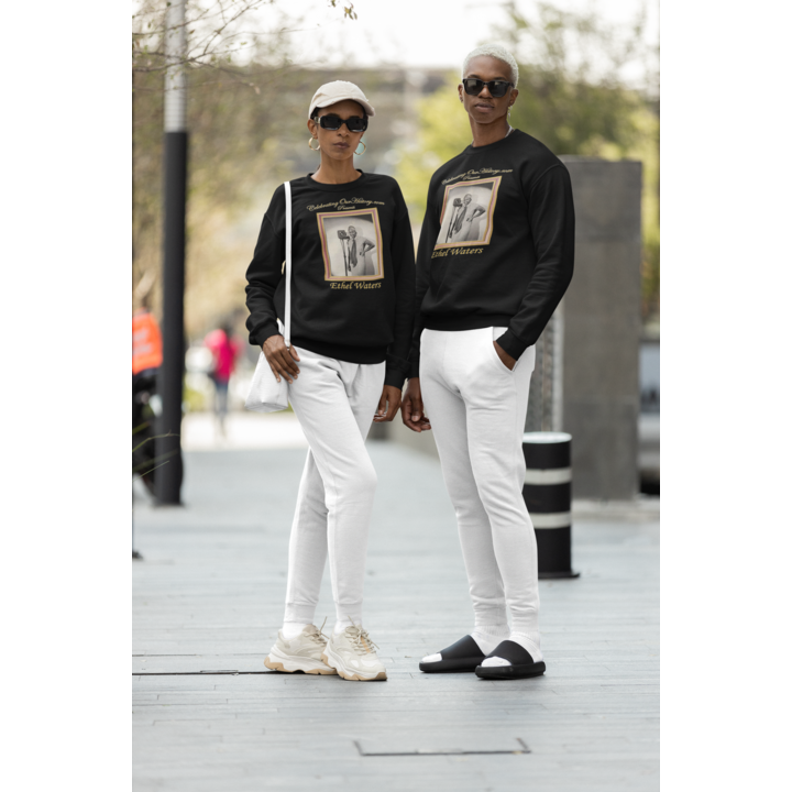 Ethel Waters - Ethel Waters Live -  Front and Back Printed Concert Style Sweatshirt