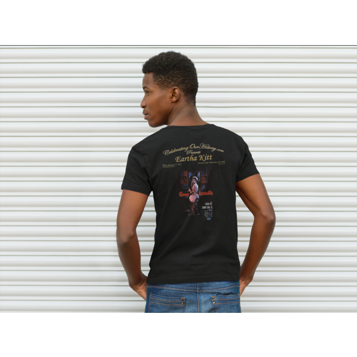 Eartha Kitt - Anna Lucasta (1958) - Front and Back Printed Concert Style V-Neck T-Shirt