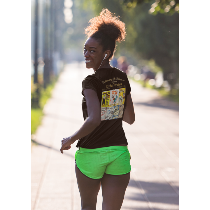 Ethel Waters - Cabin in the Sky (1943) -  Front and Back Printed Concert Style Women's T-Shirt