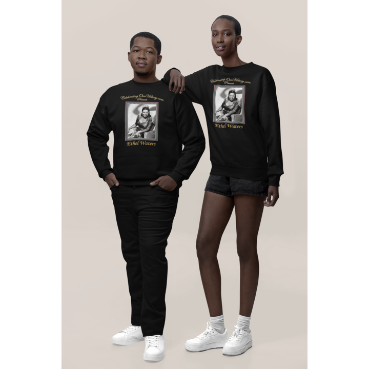 Ethel Waters - Cabin in the Sky (1943) -  Front and Back Printed Concert Style Sweatshirt