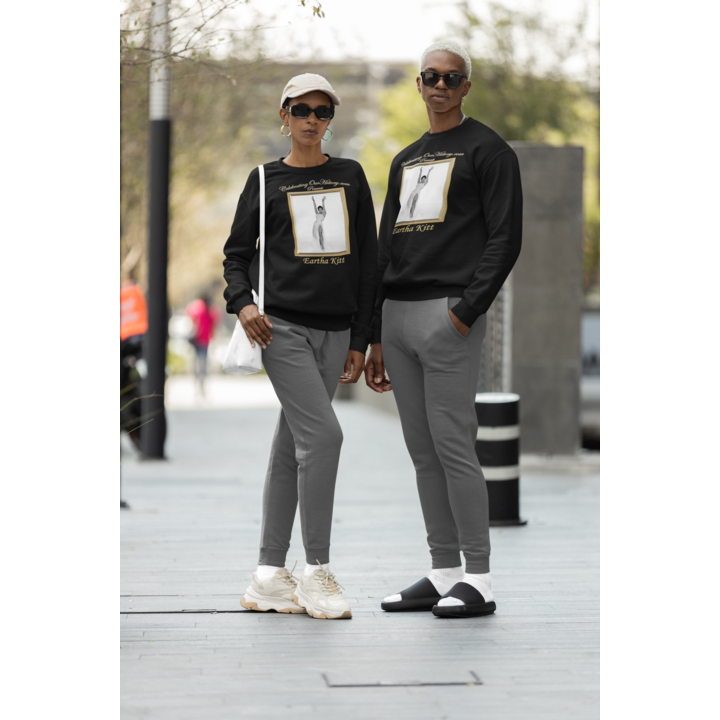 Eartha Kitt - St. Louis Blues (1958) v2 -  Front and Back Printed Concert Style Sweatshirt