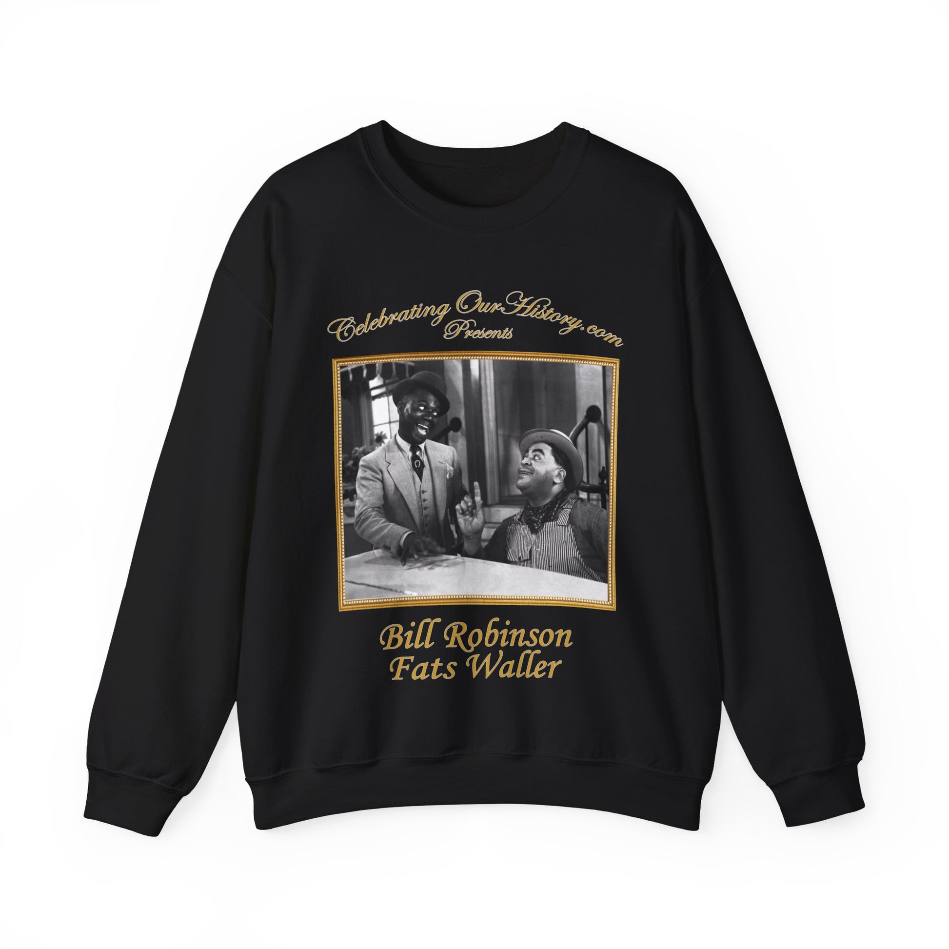 Bill Robinson And Fats Waller - Hooray For Love -  Front and Back Printed Concert Style Sweatshirt