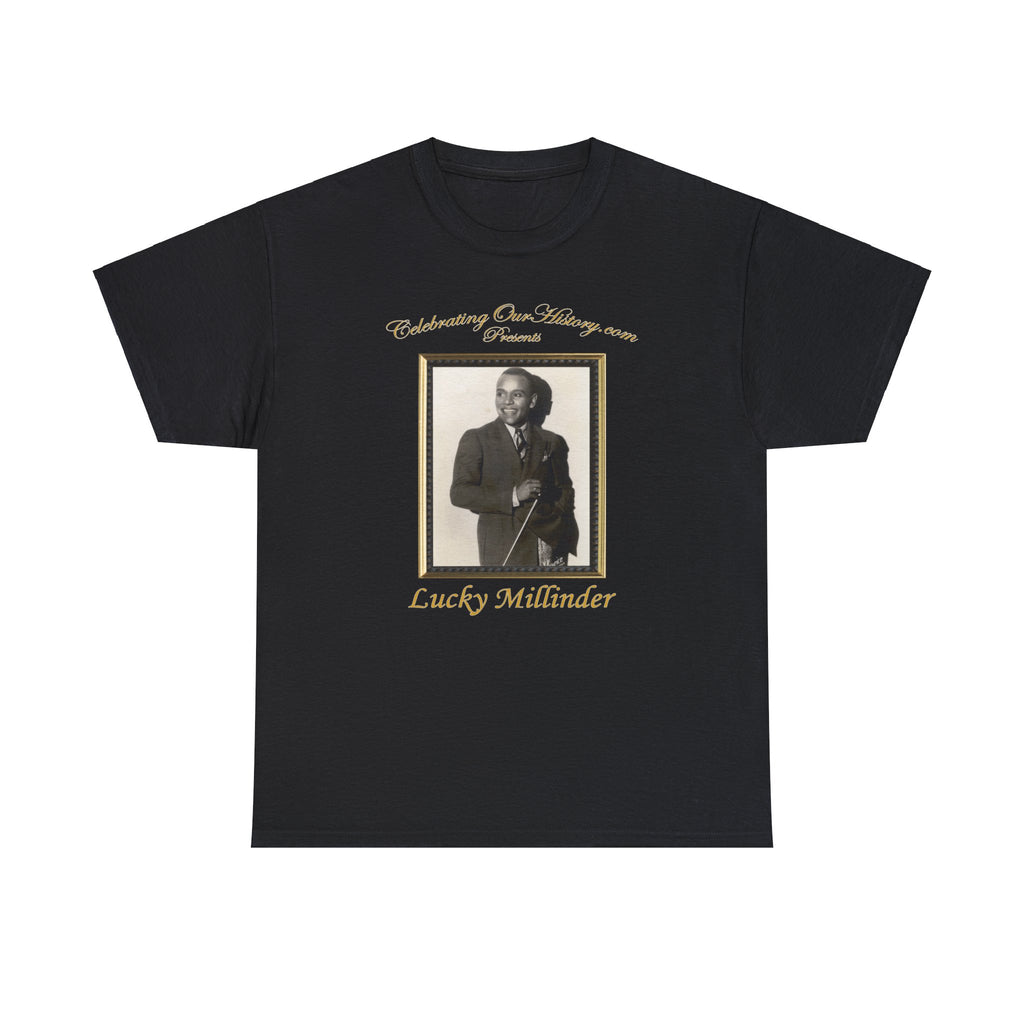 Lucky Millinder - Four Records -  Front and Back Printed Concert Style T-Shirt