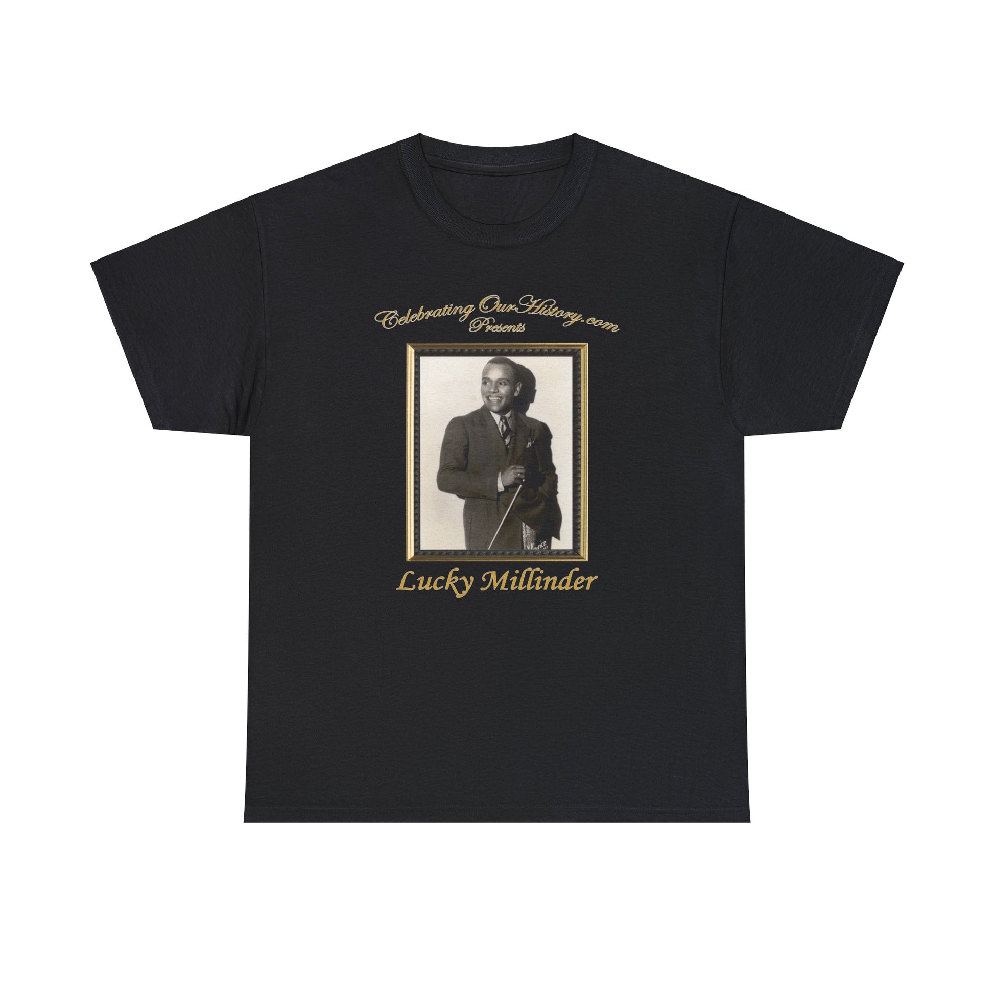 Lucky Millinder - Four Records -  Front and Back Printed Concert Style T-Shirt