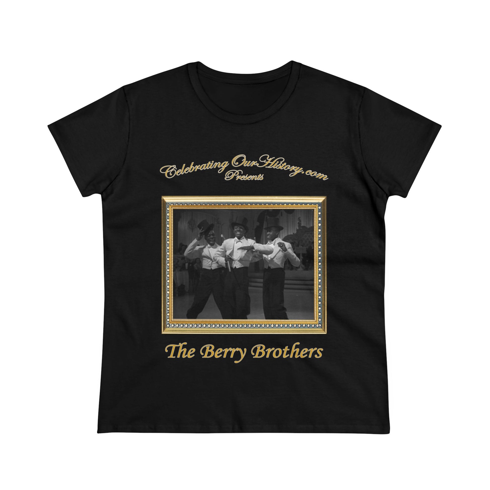The Berry Brothers - Panama Hattie (1942) -  Front and Back Printed Concert Style Women's T-Shirt