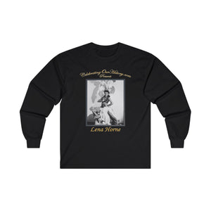 Lena Horne - Stormy Weather (1943) - Front and Back Printed Concert Style Long Sleeve T-Shirt