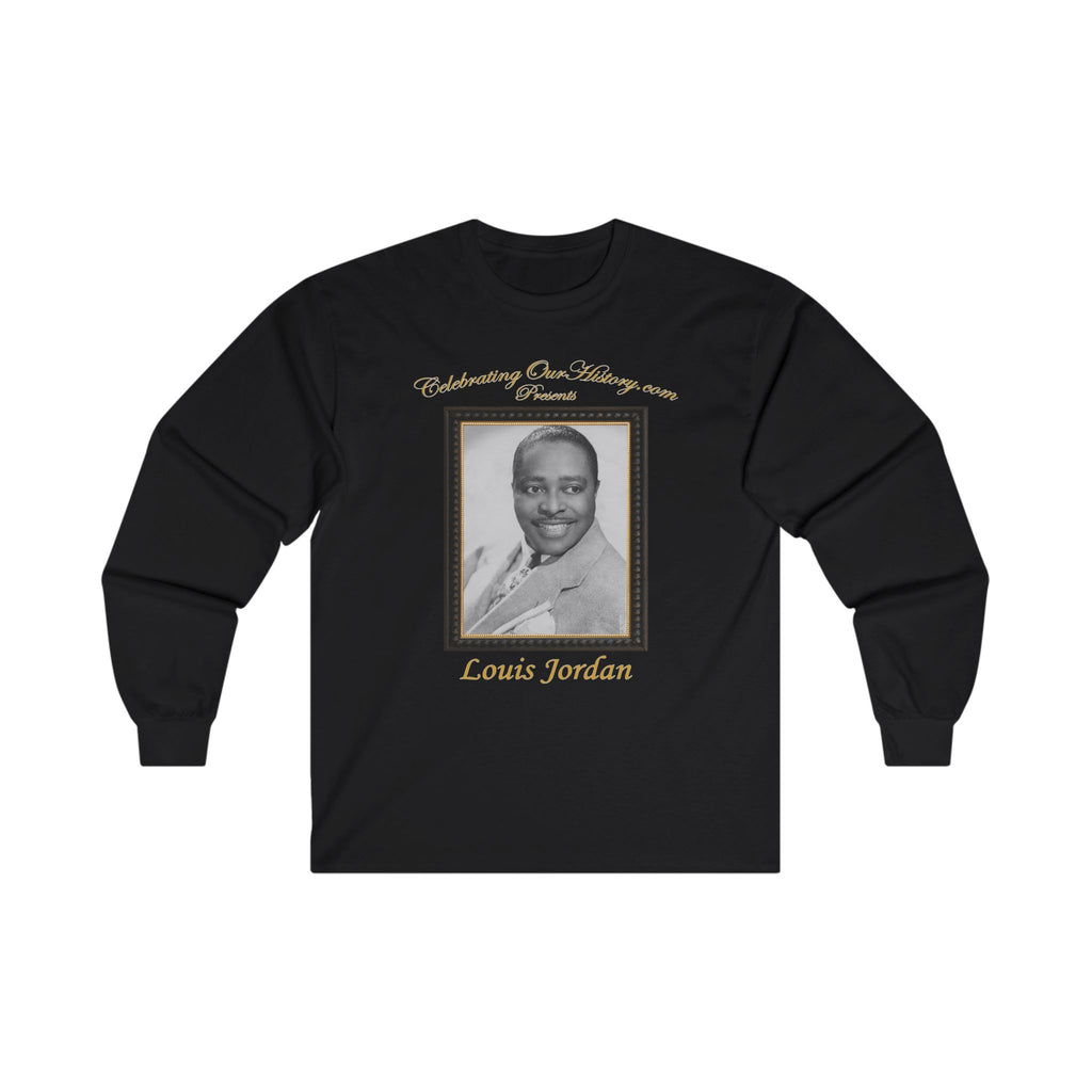 Louis Jordan - Four Movie Posters - Front and Back Printed Concert Style Long Sleeve T-Shirt