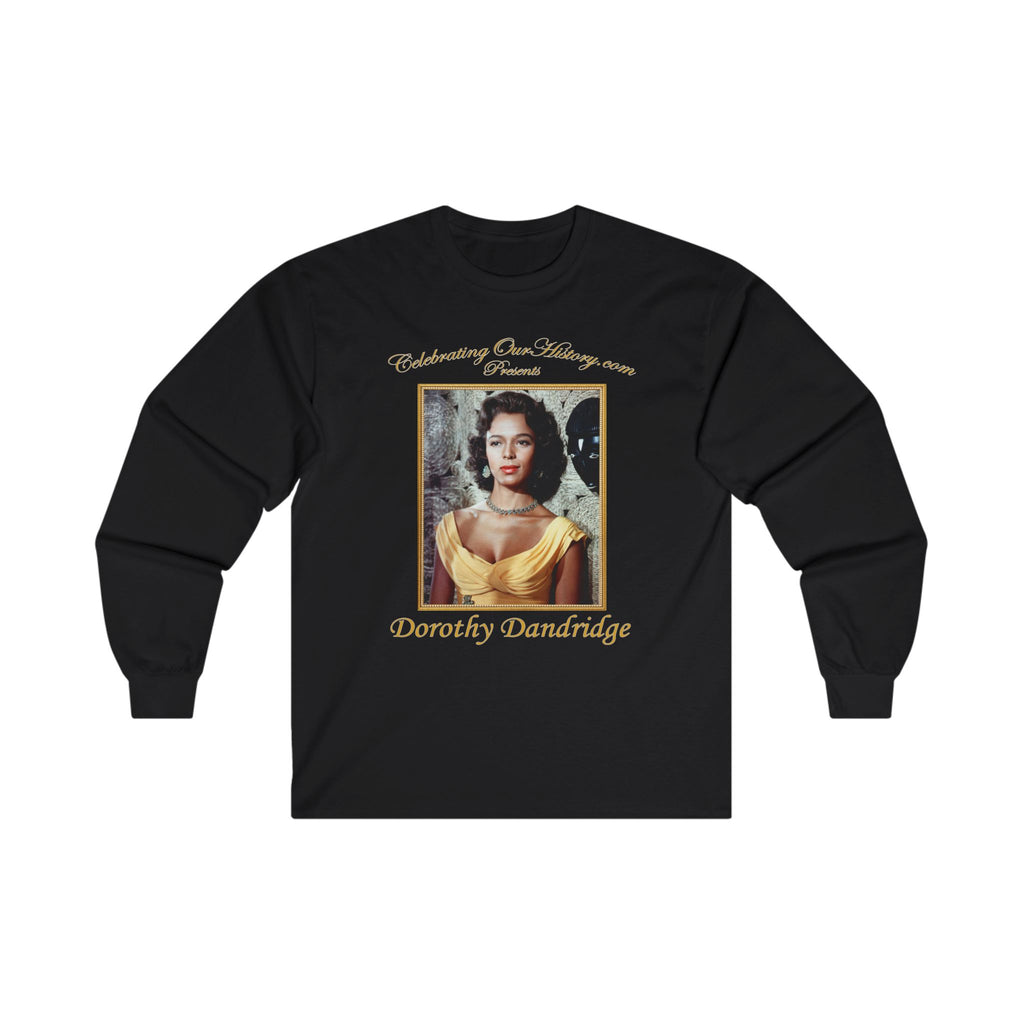 Dorothy Dandridge - Island In The Sun (1957) - Front and Back Printed Concert Style Long Sleeve T-Shirt