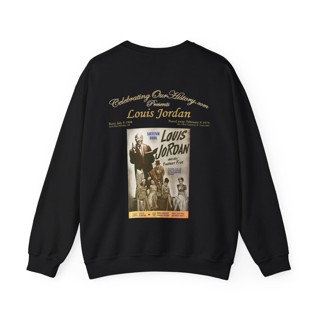 Louis Jordan - Souvenir Book -  Front and Back Printed Concert Style Sweatshirt