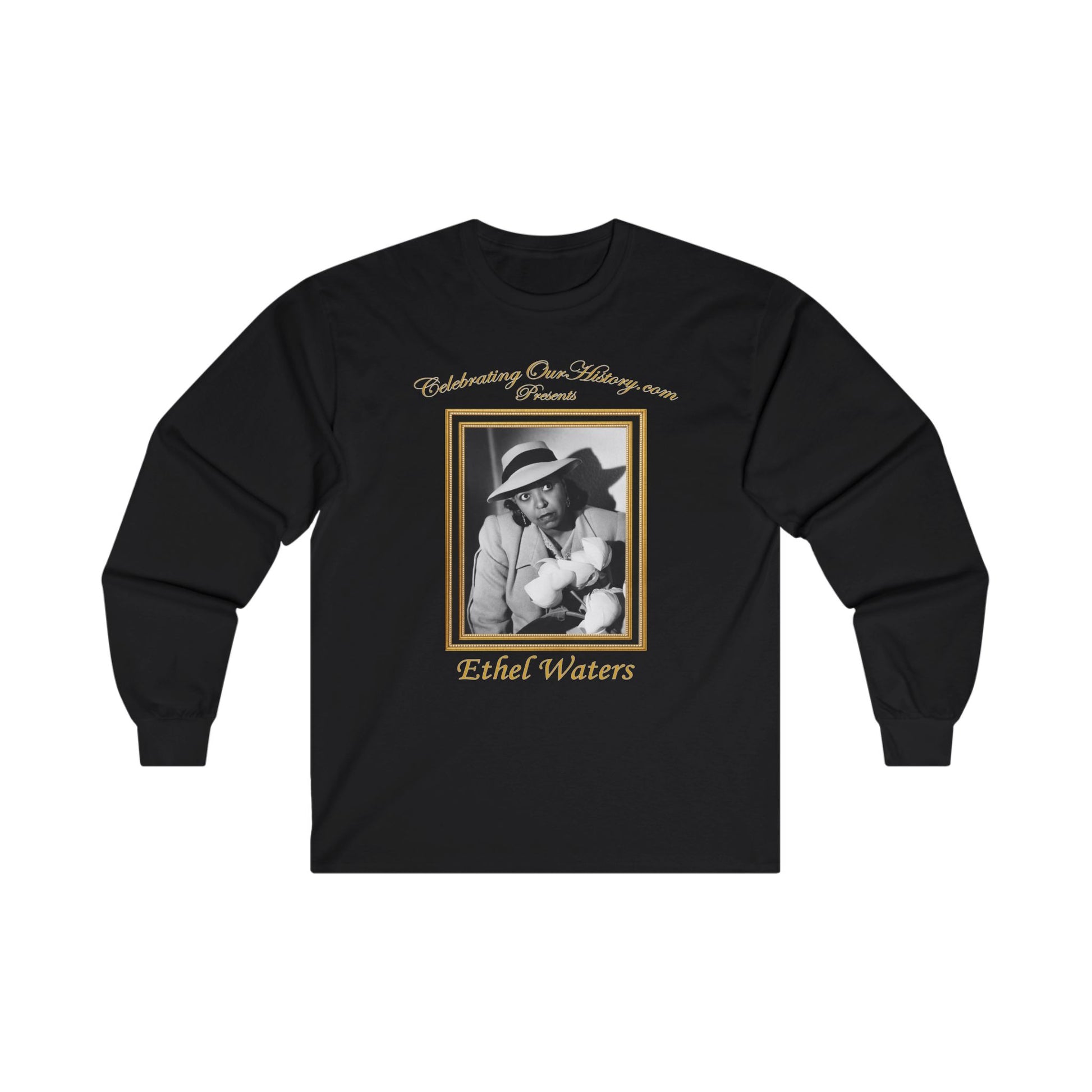 Ethel Waters - Cairo (1942) - Front and Back Printed Concert Style Long Sleeve T-Shirt