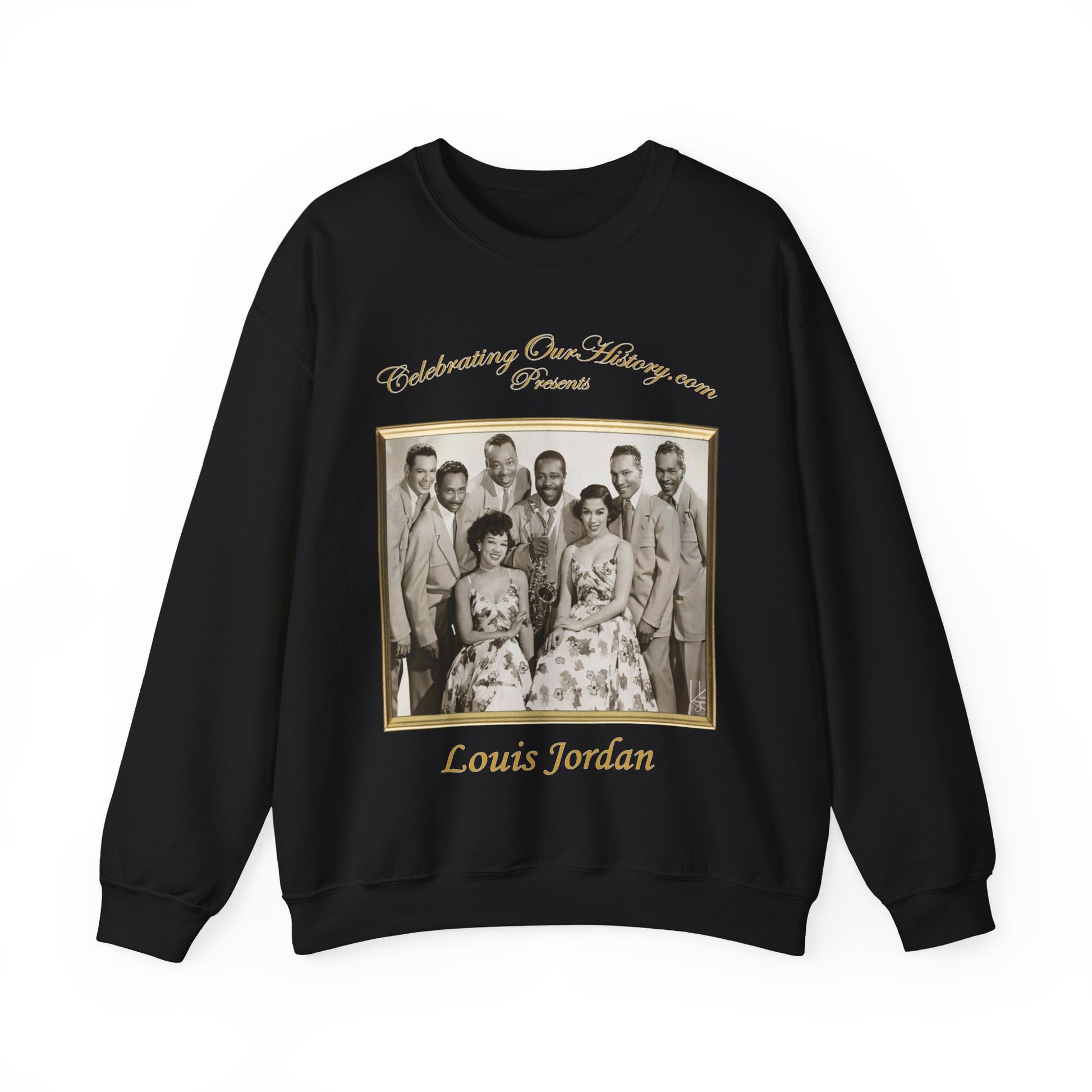 Louis Jordan - Souvenir Book -  Front and Back Printed Concert Style Sweatshirt