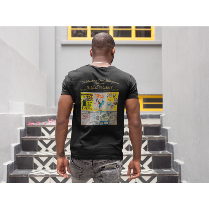 Ethel Waters - Cabin in the Sky (1943) - Front and Back Printed Concert Style V-Neck T-Shirt