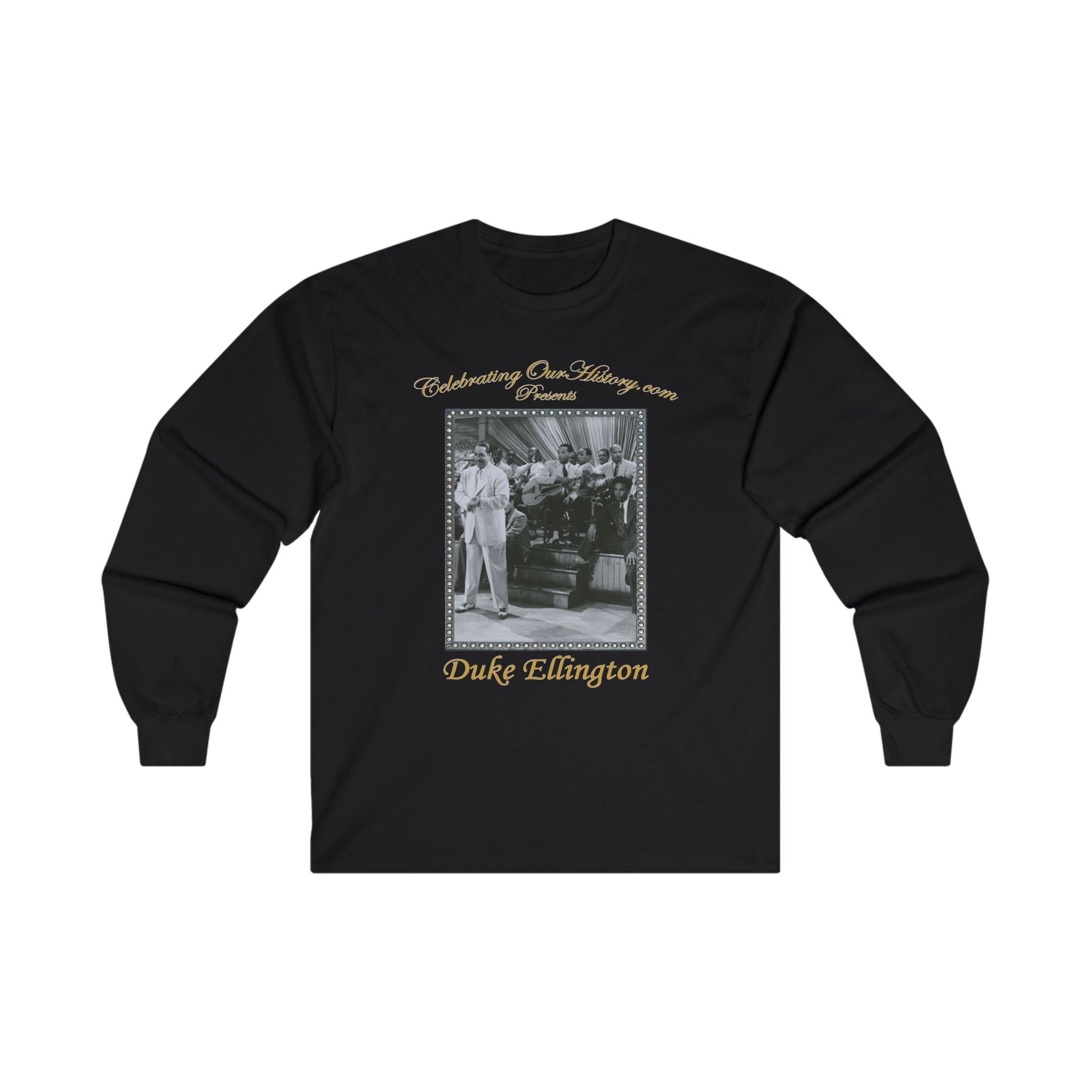 Duke Ellington - Cabin in the Sky (1943) - Front and Back Printed Concert Style Long Sleeve T-Shirt