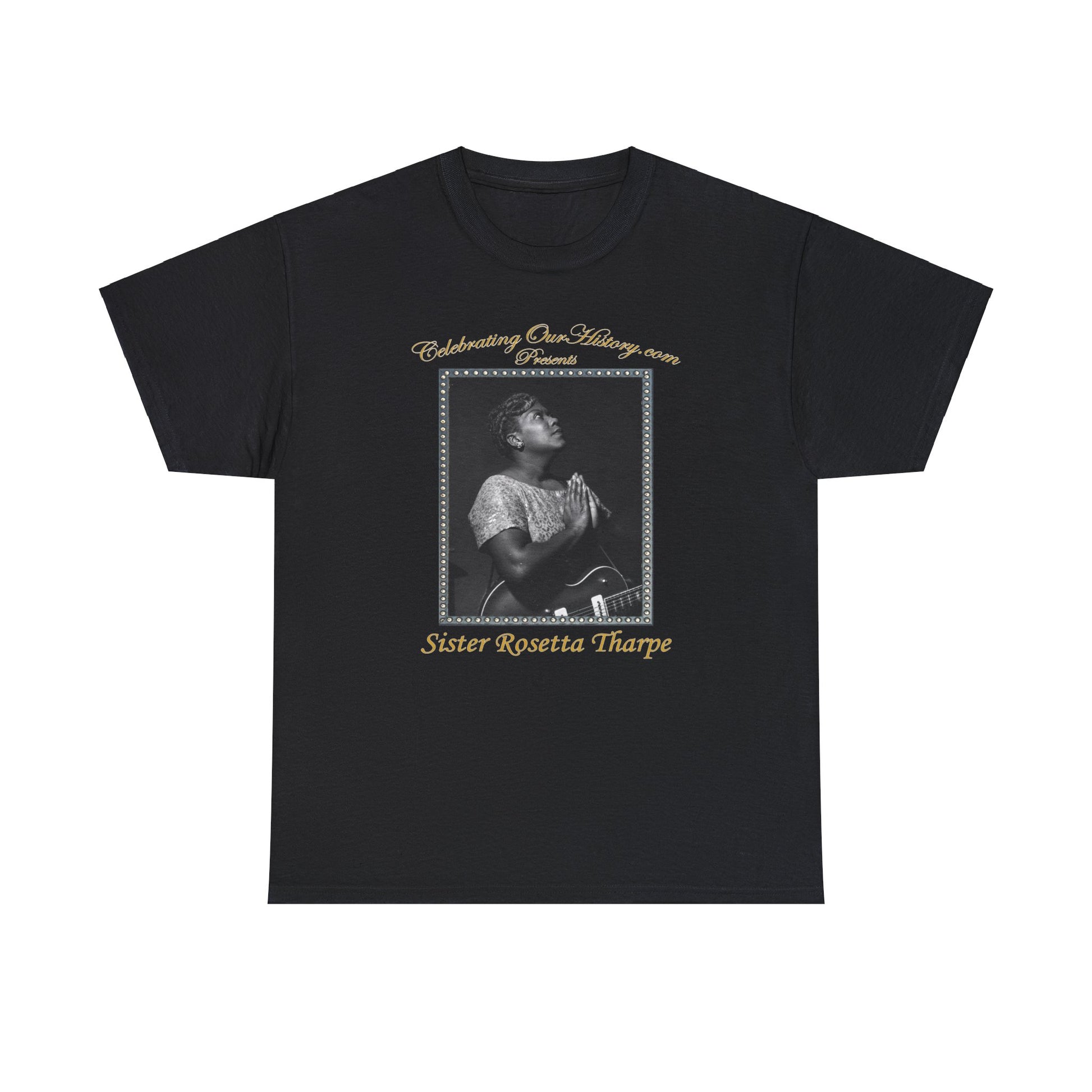 Sister Rosetta Tharpe - Gospel Hymns -  Front and Back Printed Concert Style T-Shirt