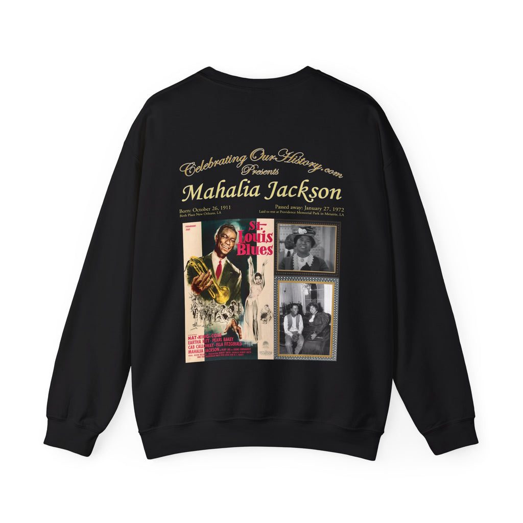 Mahalia Jackson - St. Louis Blues (1958) -  Front and Back Printed Concert Style Sweatshirt