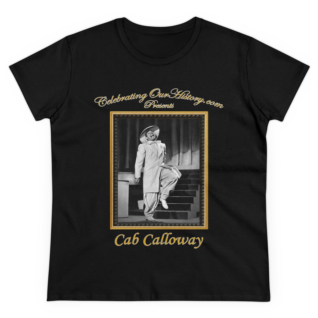 Cab Calloway - Stormy Weather (1943) -  Front and Back Printed Concert Style Women's T-Shirt