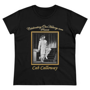 Cab Calloway - Stormy Weather (1943) -  Front and Back Printed Concert Style Women's T-Shirt
