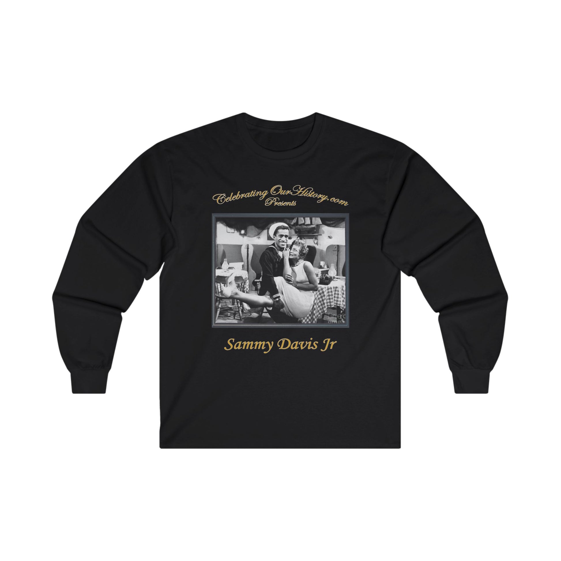 Sammy Davis Jr - Anna Lucasta (1958) - Front and Back Printed Concert Style Long Sleeve T-Shirt