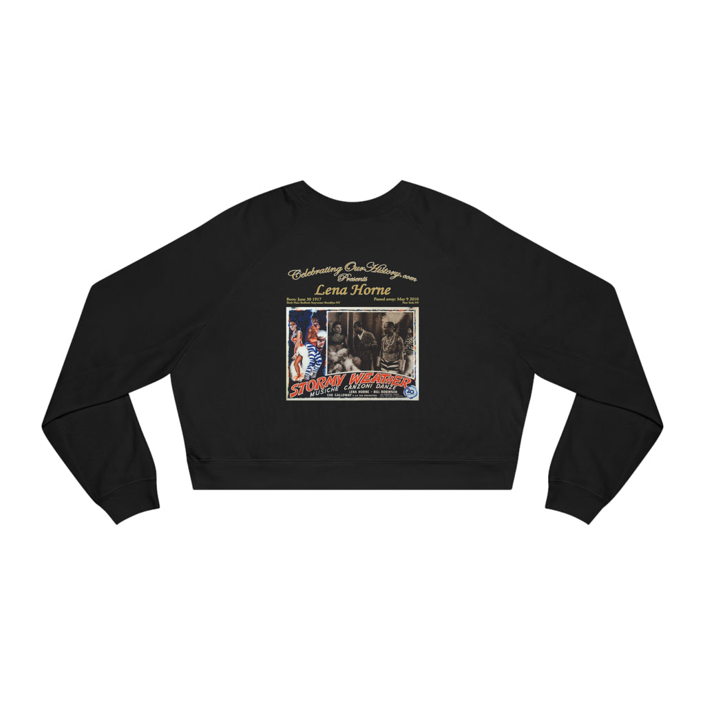 Lena Horne - Stormy Weather (1943) - Women's Crop Cuff Hoodie