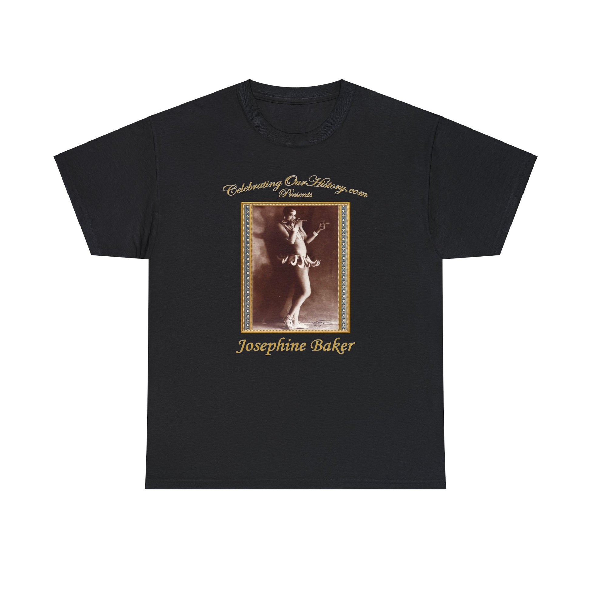 Josephine Baker - J'ai Deux Amours -  Front and Back Printed Concert Style T-Shirt