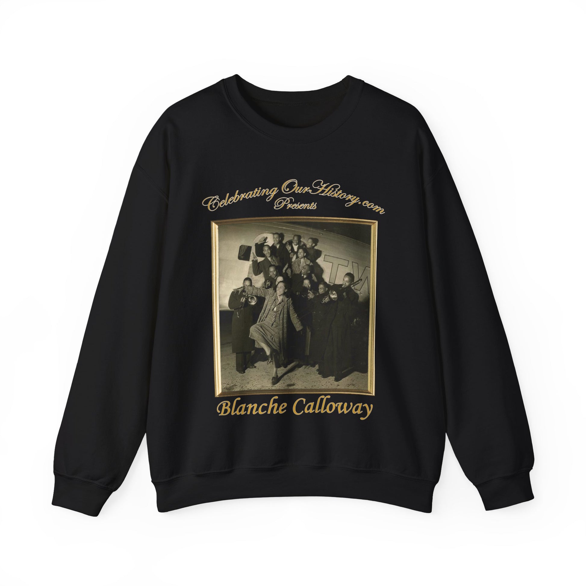 Blanche Calloway - Four Albums -  Front and Back Printed Concert Style Sweatshirt