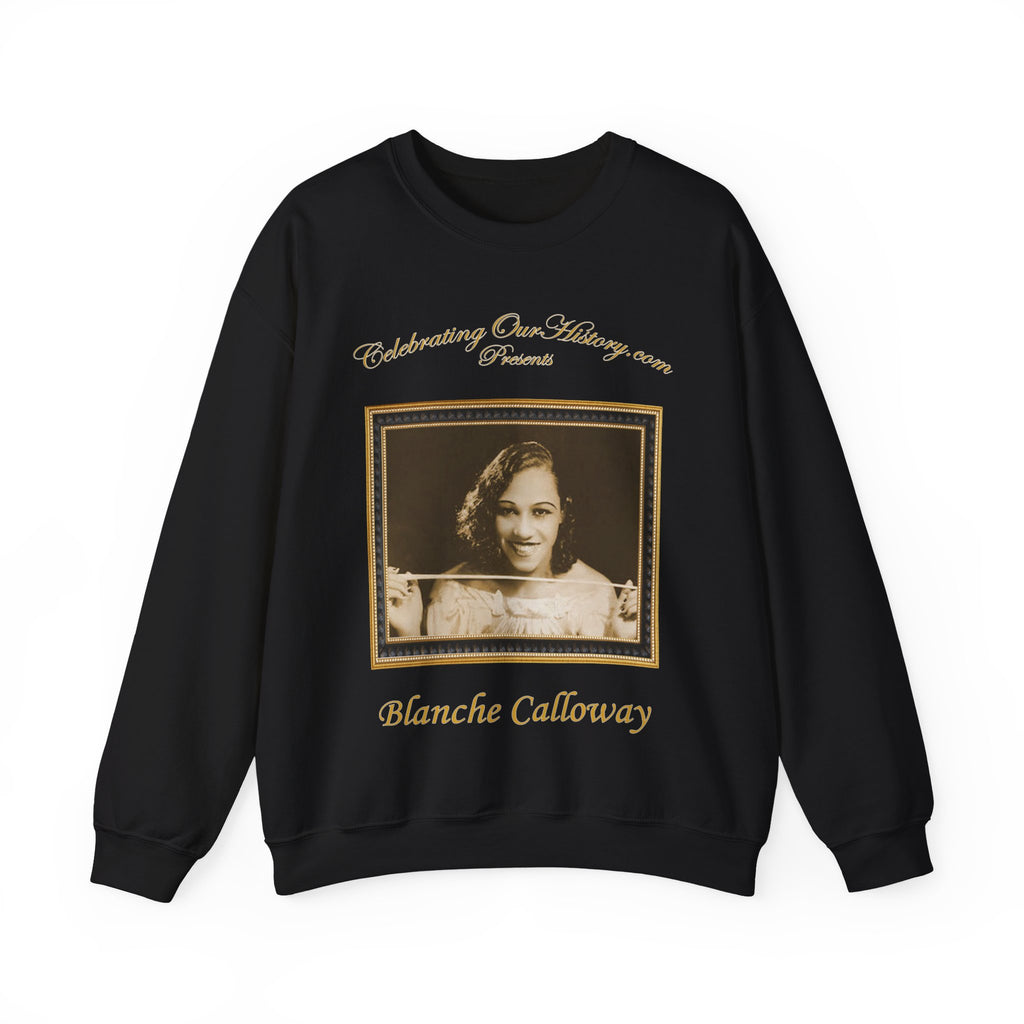 Blanche Calloway - Apollo -  Front and Back Printed Concert Style Sweatshirt