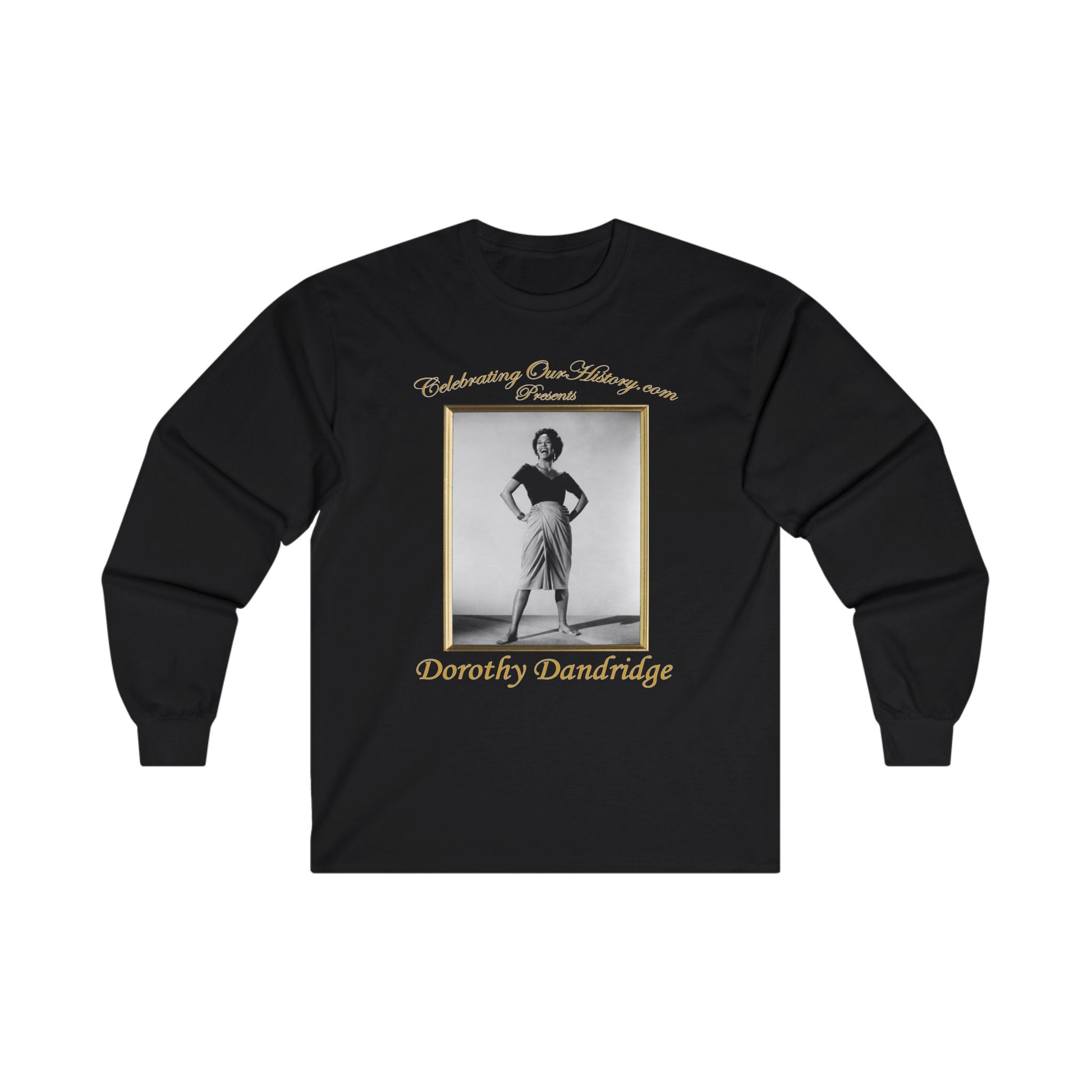 Dorothy Dandridge - Carmen Jones (1954) - Front and Back Printed Concert Style Long Sleeve T-Shirt