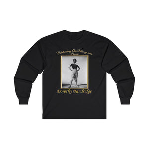 Dorothy Dandridge - Carmen Jones (1954) - Front and Back Printed Concert Style Long Sleeve T-Shirt