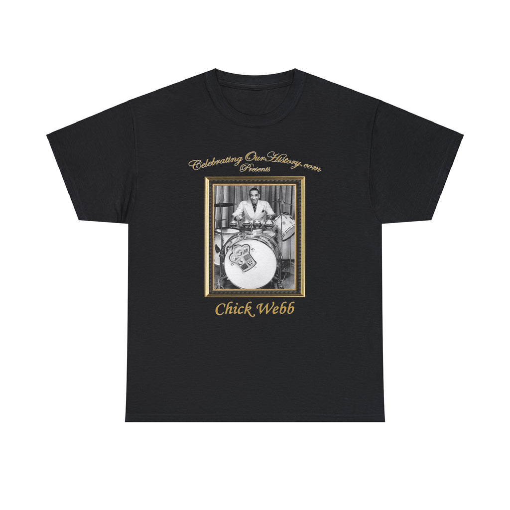 Chick Webb - Celoron Park -  Front and Back Printed Concert Style T-Shirt