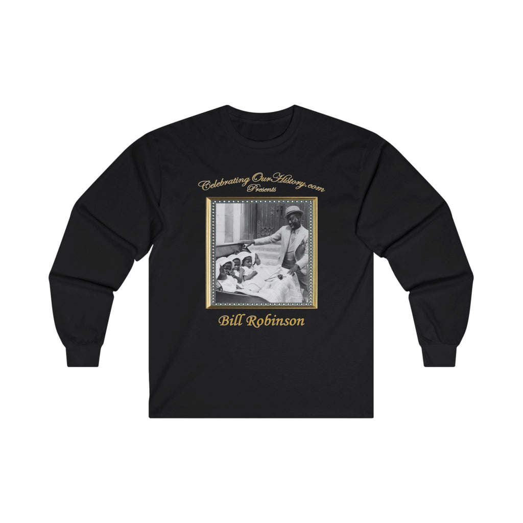 Bill Robinson - The Big Broadcast of 1936 - Front and Back Printed Concert Style Long Sleeve T-Shirt