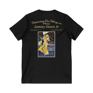 Sammy Davis Jr - Rufus Jones For President (1933) - Front and Back Printed Concert Style V-Neck T-Shirt