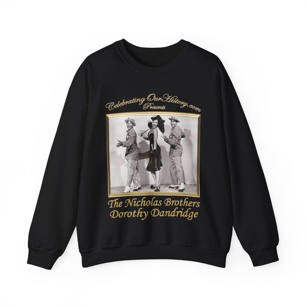 The Nicholas Brothers and Dorothy Dandridge - Sun Valley Serenade (1941) v2 -  Front and Back Printed Concert Style Sweatshirt