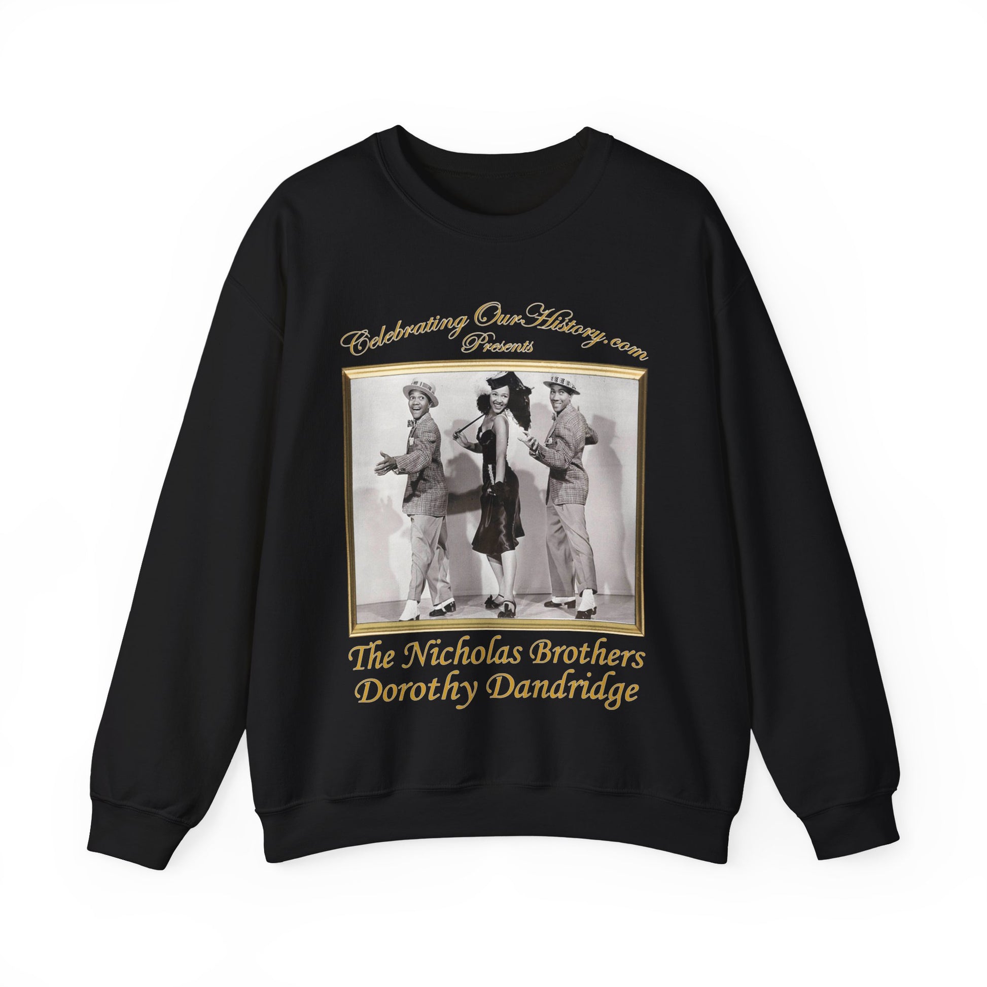 The Nicholas Brothers and Dorothy Dandridge - Sun Valley Serenade (1941) v2 -  Front and Back Printed Concert Style Sweatshirt