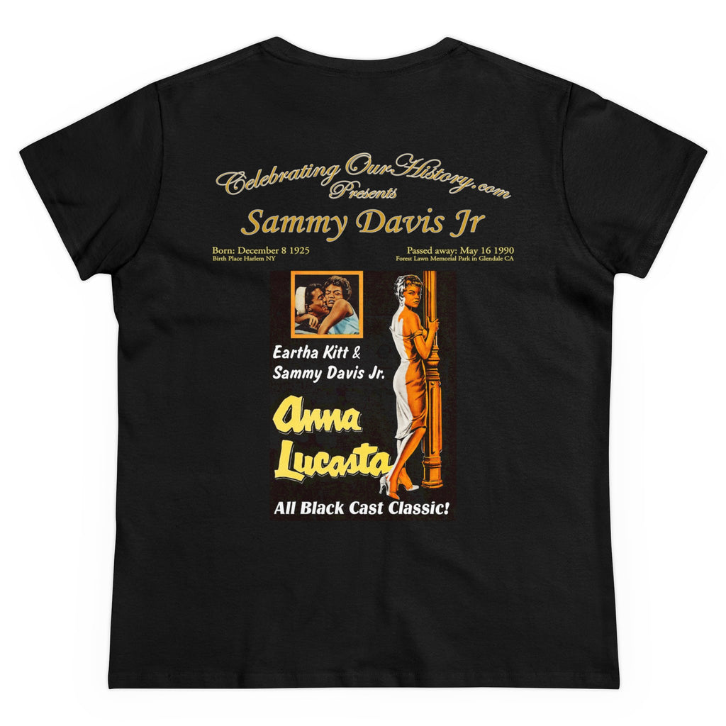 Sammy Davis Jr - Anna Lucasta (1958) -  Front and Back Printed Concert Style Women's T-Shirt
