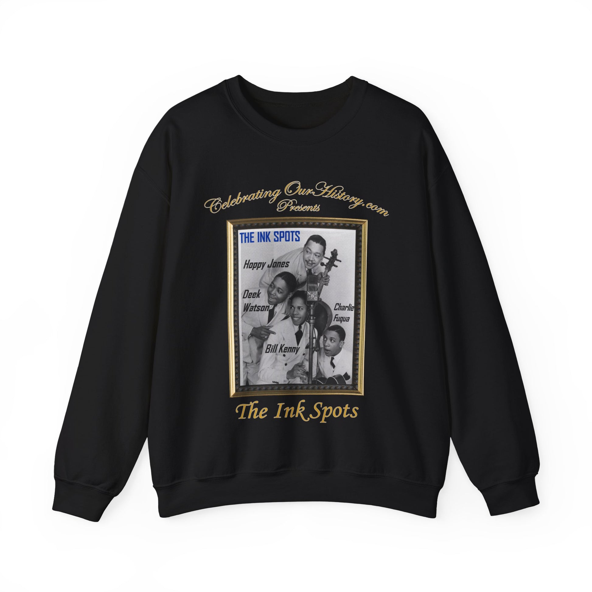 The Ink Spots - Ashbury Park -  Front and Back Printed Concert Style Sweatshirt