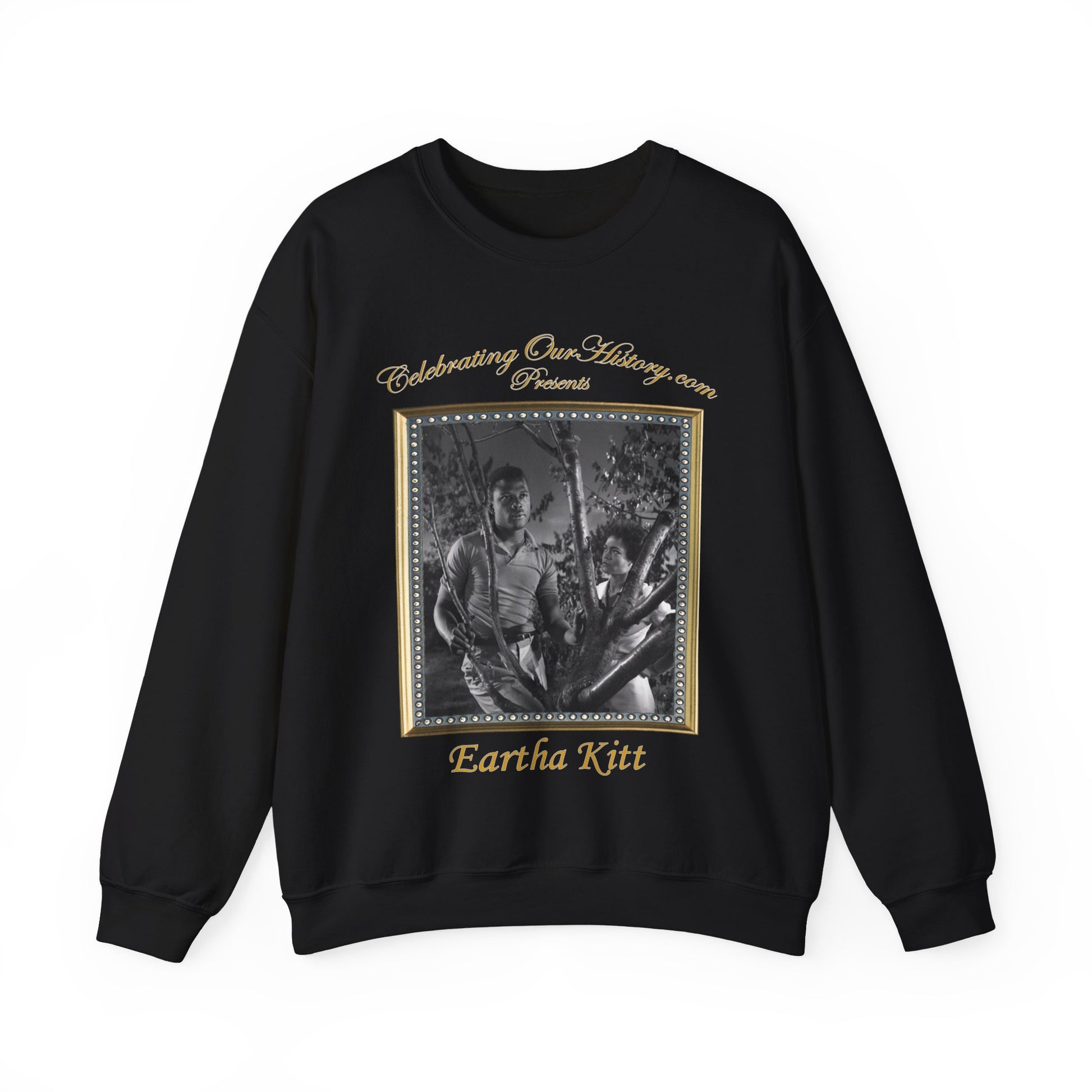 Eartha Kitt - Mark Of The Hawk (1957) -  Front and Back Printed Concert Style Sweatshirt