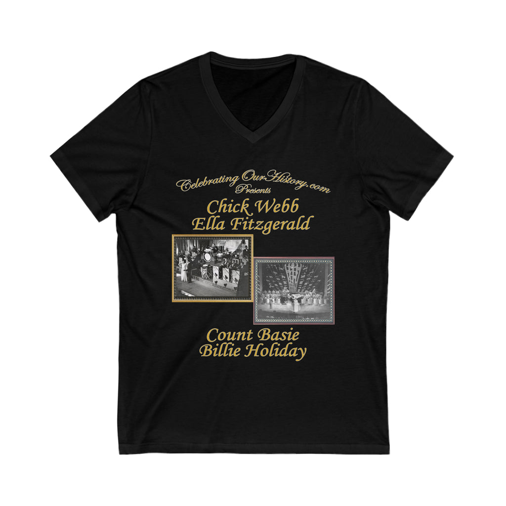 The Mills Brothers - Strictly Dynamite (1934) - Front and Back Printed Concert Style V-Neck T-Shirt
