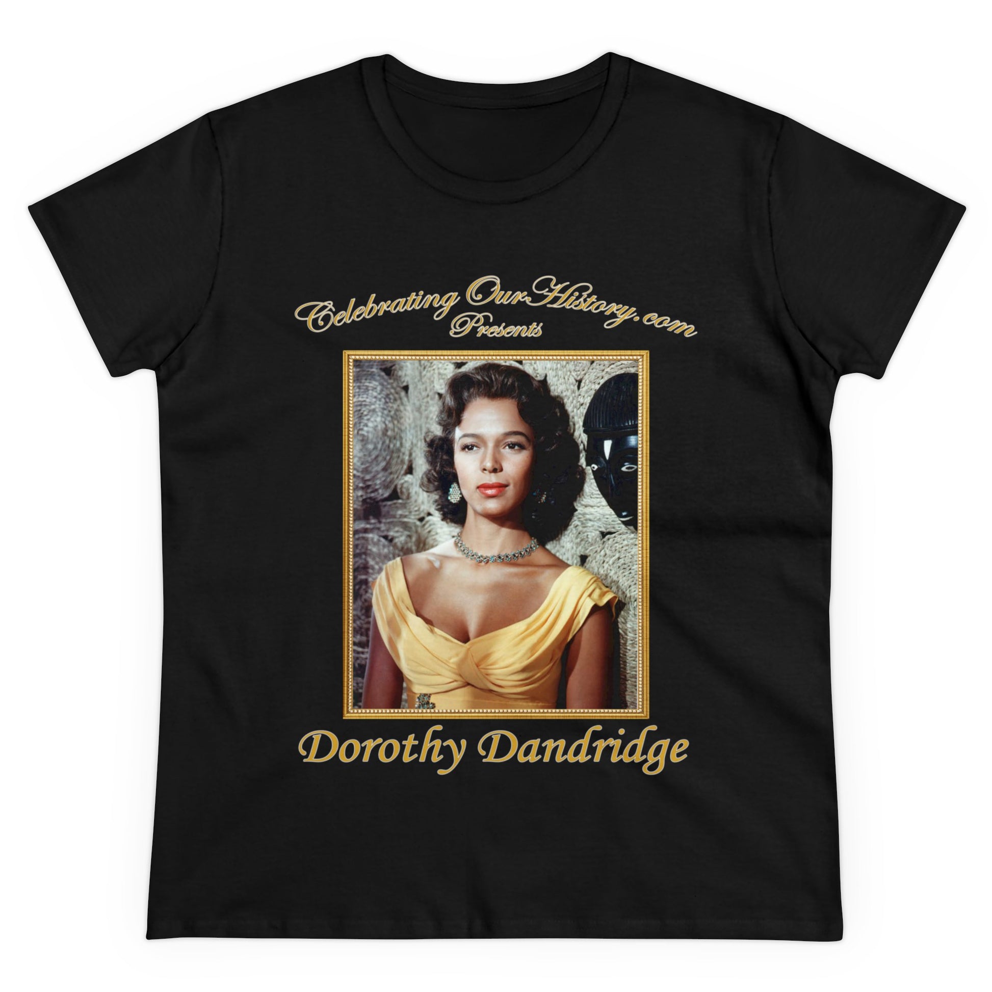Dorothy Dandridge - Island In The Sun (1957) -  Front and Back Printed Concert Style Women's T-Shirt