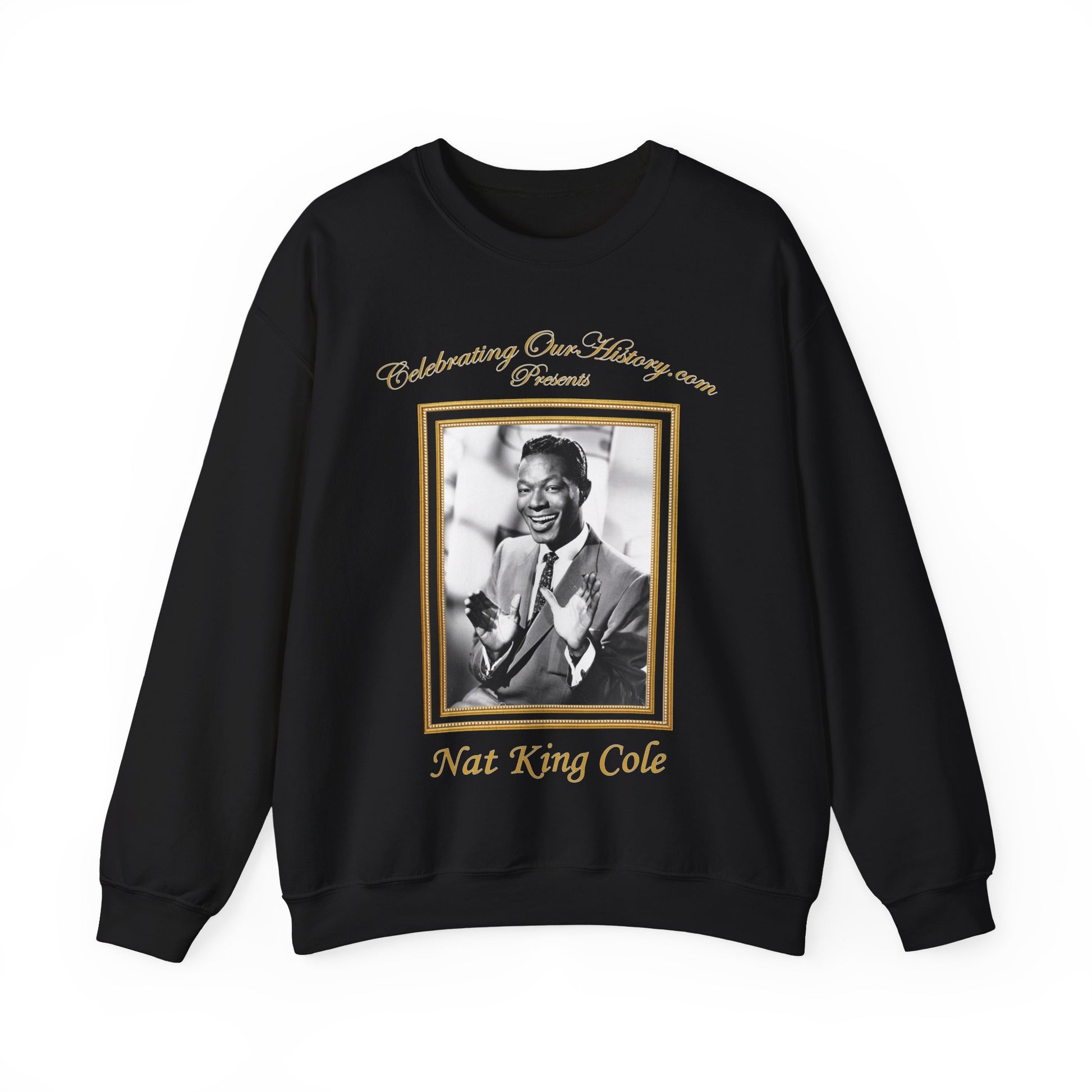 Nat King Cole - The Unforgettable Nat King Cole -  Front and Back Printed Concert Style Sweatshirt