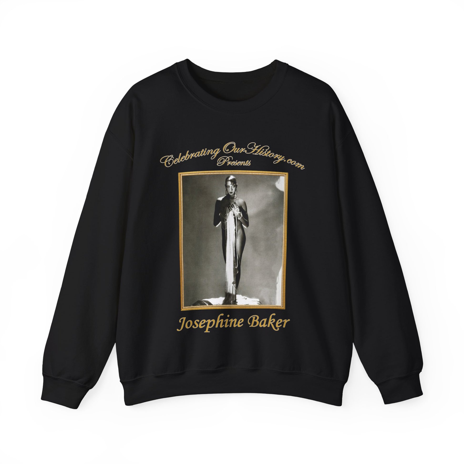 Josephine Baker - Vogue/Voila -  Front and Back Printed Concert Style Sweatshirt