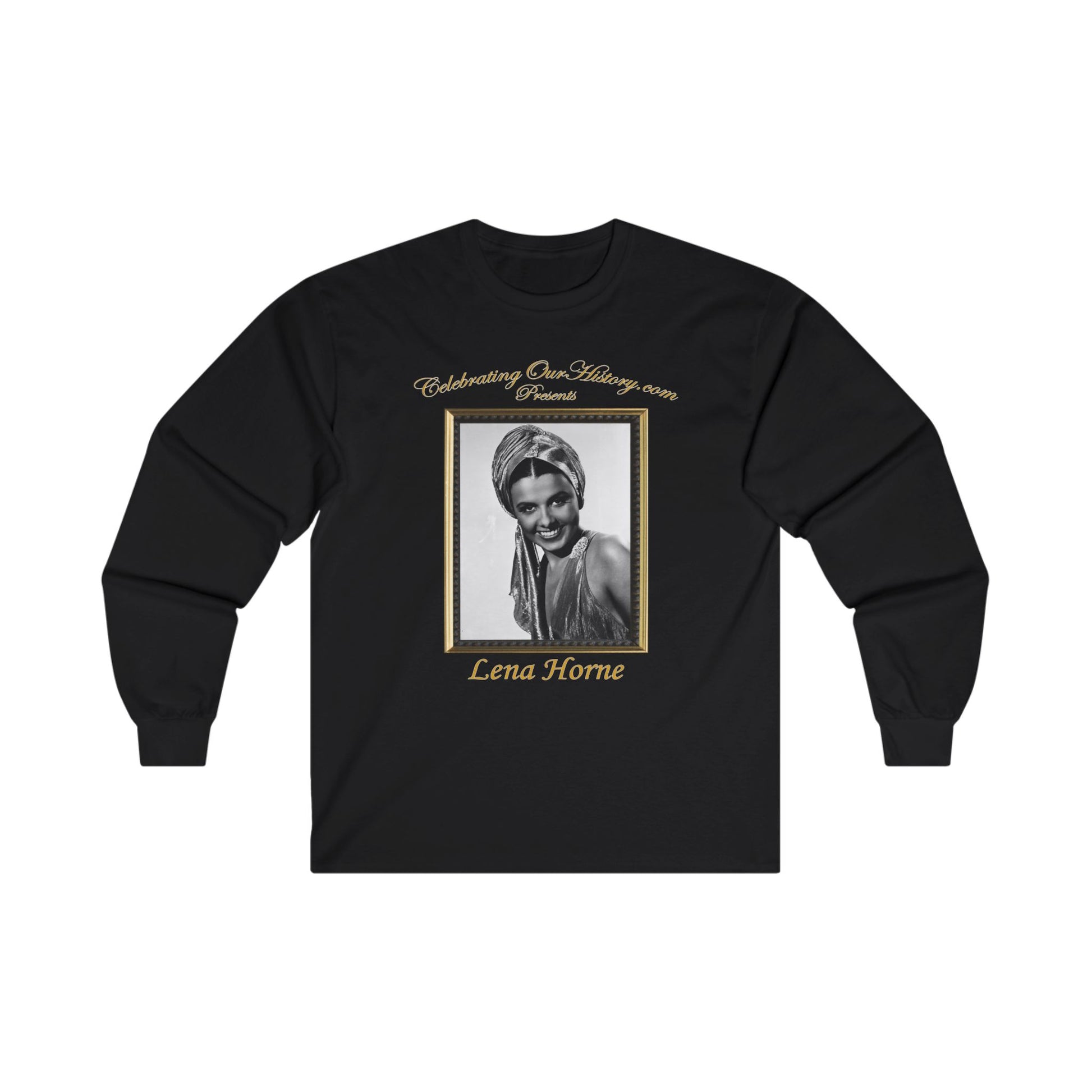 Lena Horne - The Duke Is Tops (1938) - Front and Back Printed Concert Style Long Sleeve T-Shirt