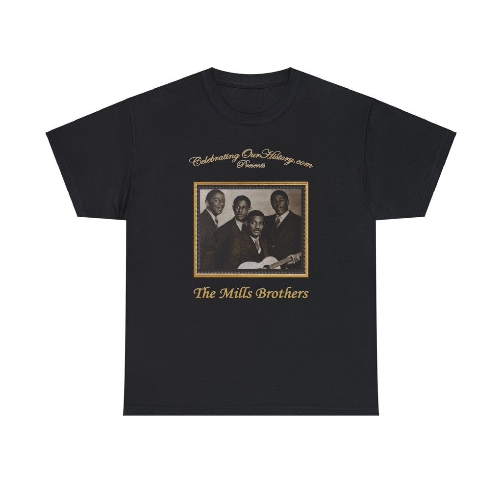 The Mills Brothers - Strictly Dynamite (1934) -  Front and Back Printed Concert Style T-Shirt