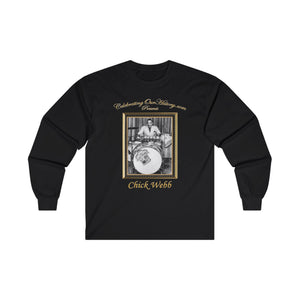 Chick Webb - Celoron Park - Front and Back Printed Concert Style Long Sleeve T-Shirt