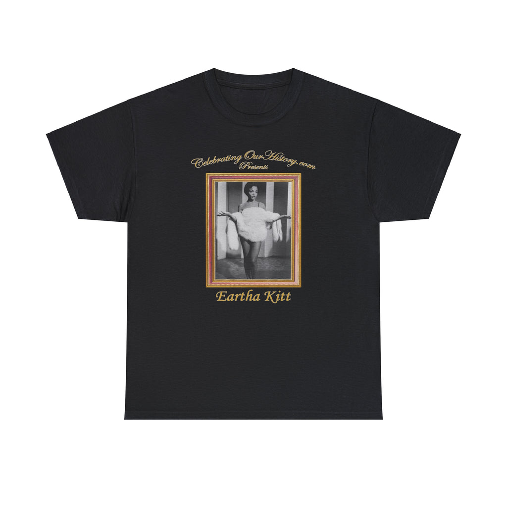 Eartha Kitt - Eartha Kitt Album -  Front and Back Printed Concert Style T-Shirt