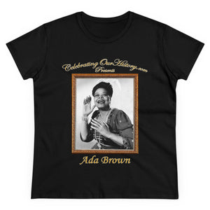Ada Brown - Stormy Weather (1943) -  Front and Back Printed Concert Style Women's T-Shirt